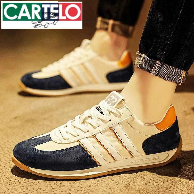 卡帝乐鳄鱼板鞋男鞋秋季2025新款运动鞋休闲款小白鞋子男士阿甘鞋