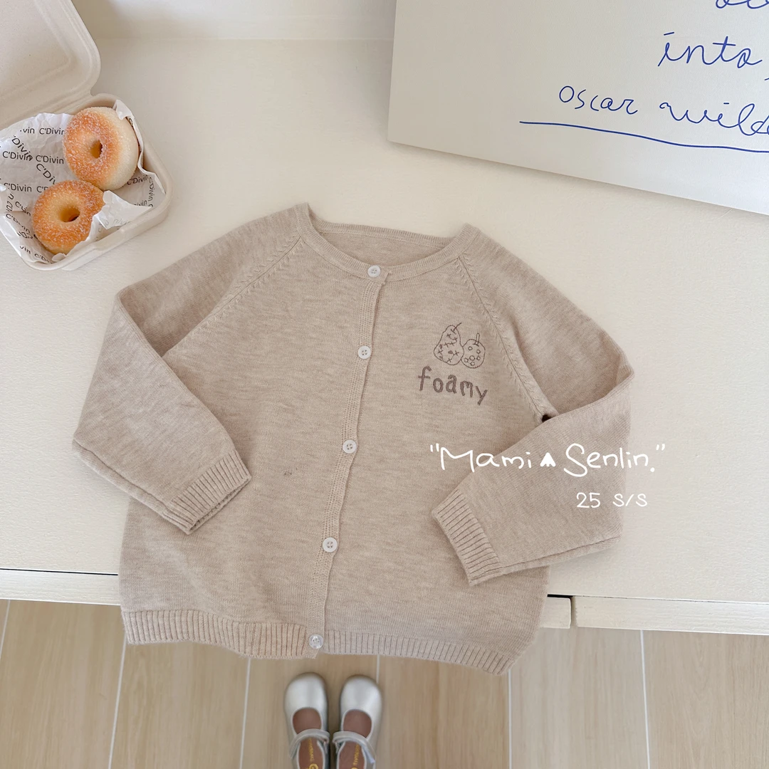 【现货】妈咪森林童装2025秋新款儿童针织开衫毛衣251-MMSL-251509