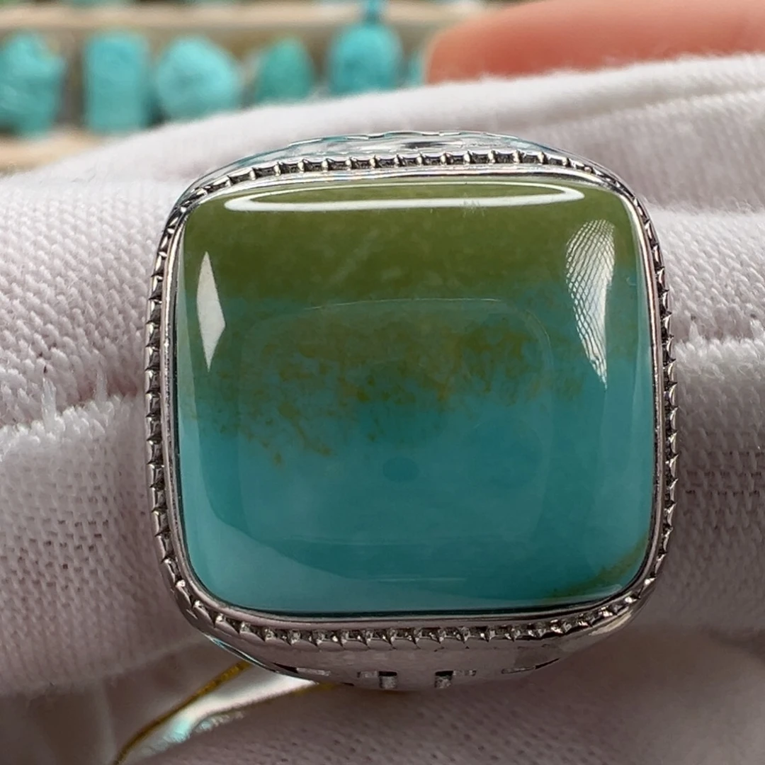 银S925镶嵌绿松石配饰