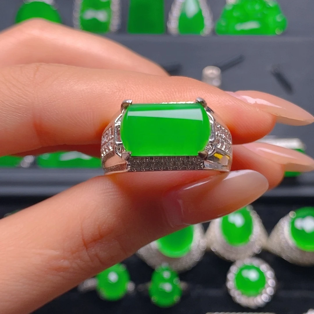 未镶嵌戒指翡翠马鞍