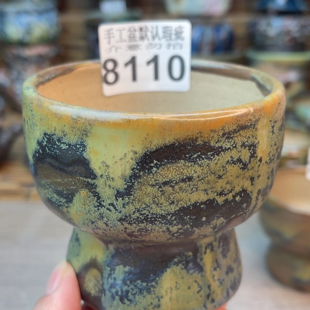 手工花盆默认瑕疵完美者勿拍