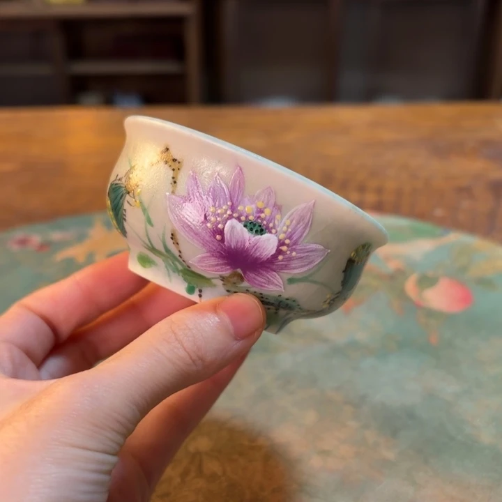 柴烧纯手工手绘陶瓷