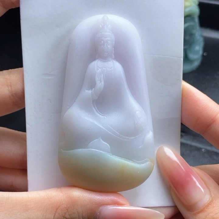 国***宝定制翡翠未镶嵌素衣