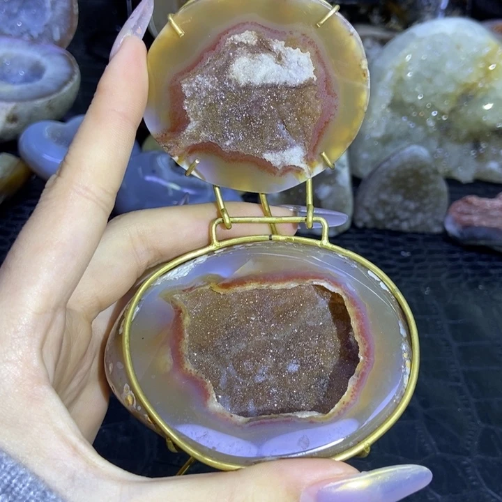 水晶珠宝半成品未镶嵌聚宝盆