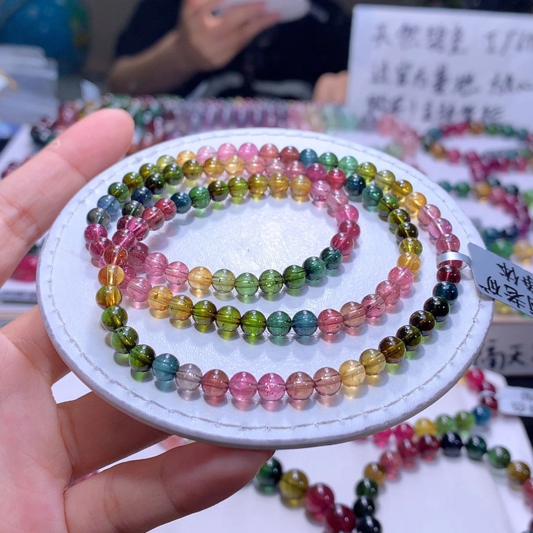【闪购商品】未镶嵌手串碧玺5.3m净体