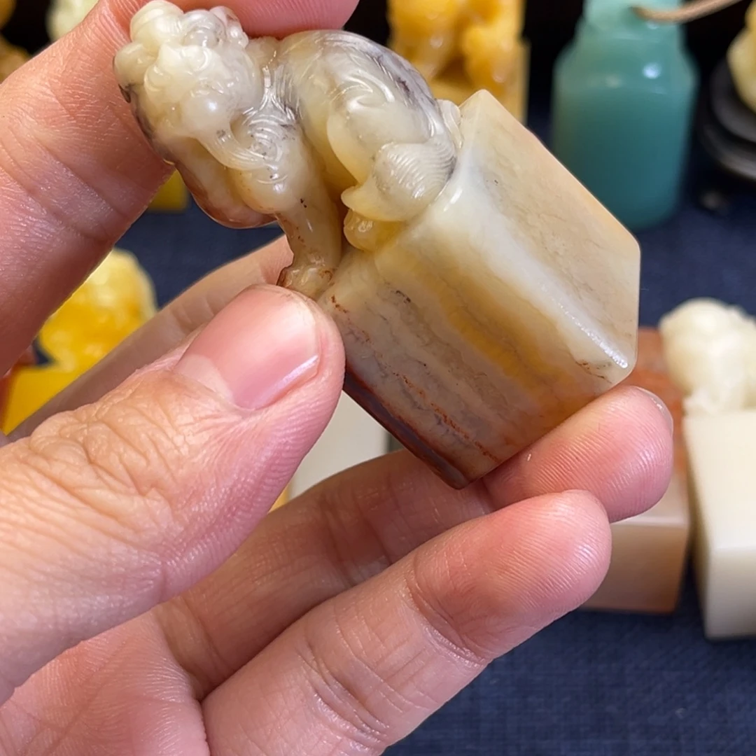 荒***笺印石寿山石寿山石