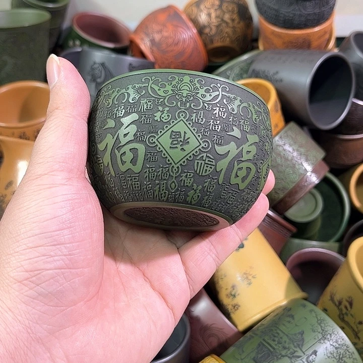 茶杯紫砂全手工紫砂主人杯