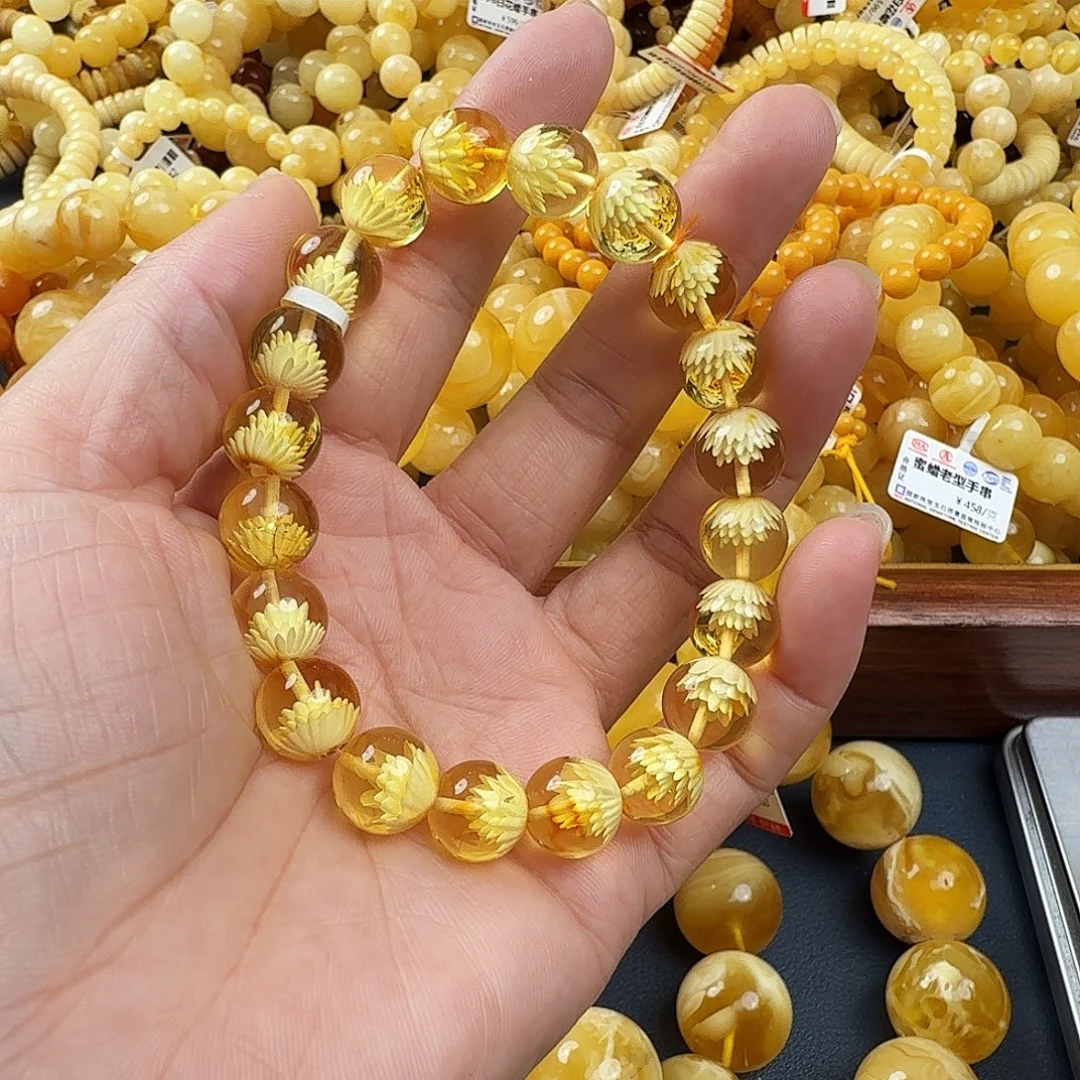 琥珀未镶嵌珠宝奇石