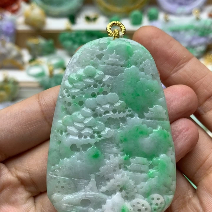 颈饰未镶嵌翡翠翡翠