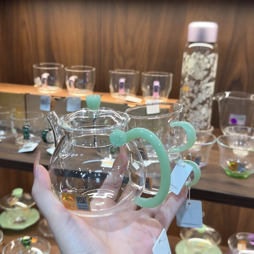 禾器清莲壶浅玉色➕清尚杯浅玉色