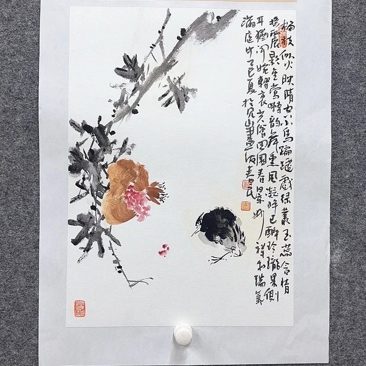 国画闲堂春民国画作品