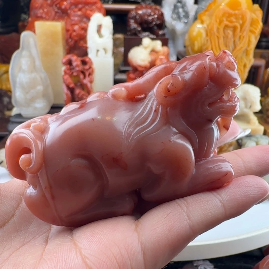 寿山石小精品手把件
