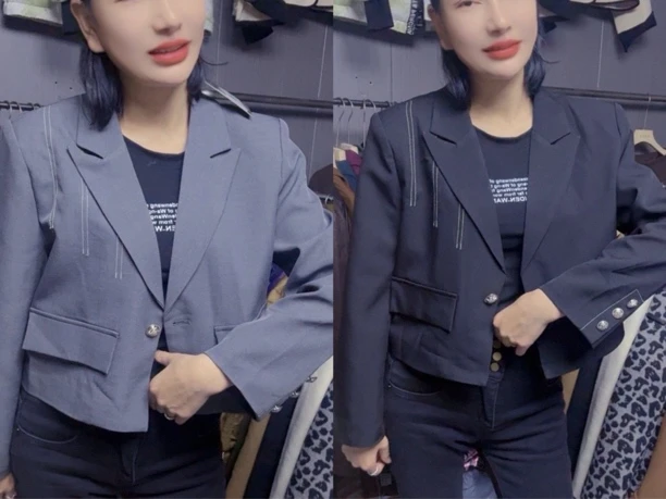 女装小短款西服999