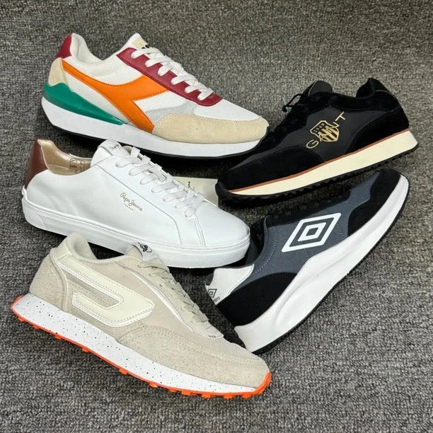 外贸四季时尚休闲百搭舒适户外登山网面运动鞋