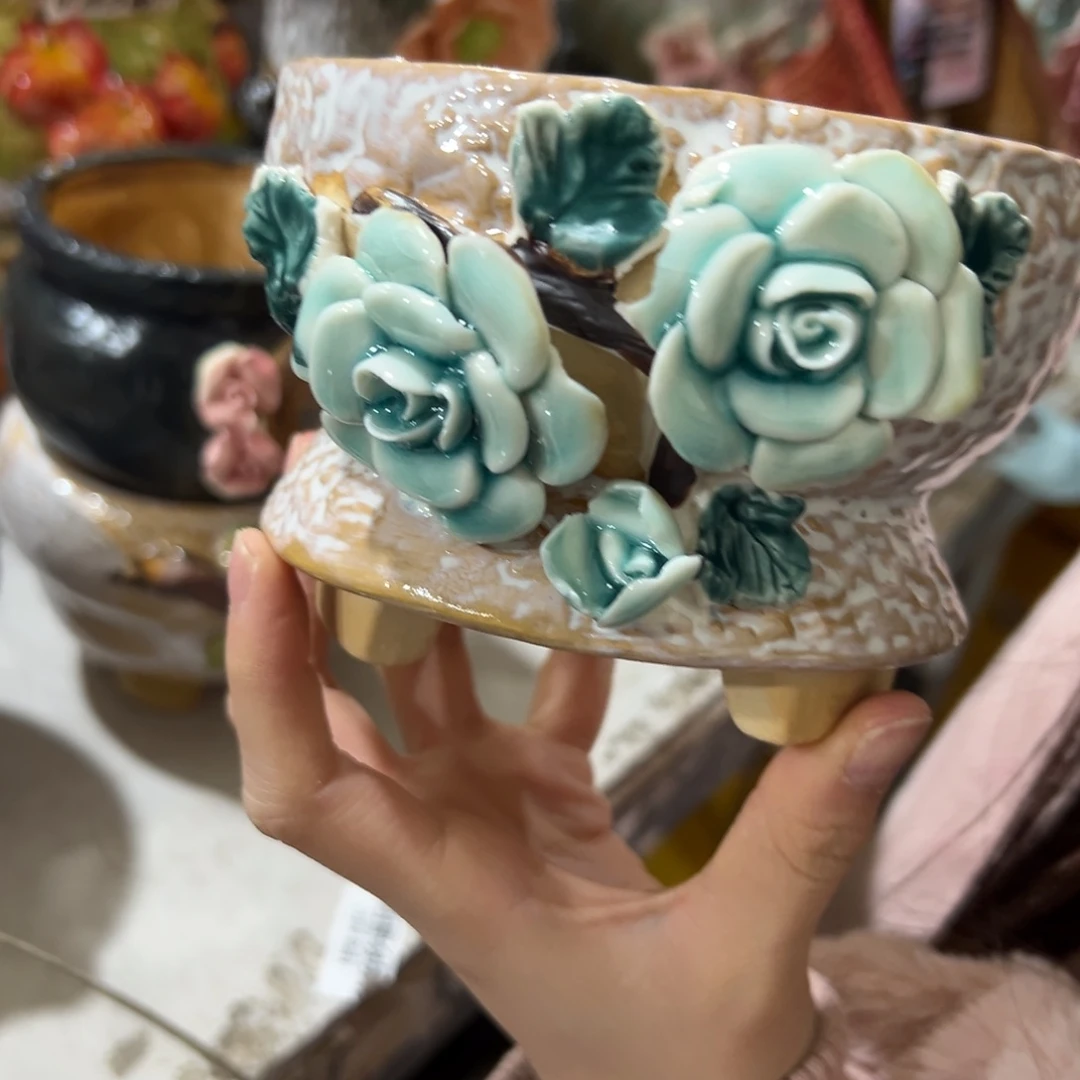 满20发秒退拉黑多肉花盆瑕疵130