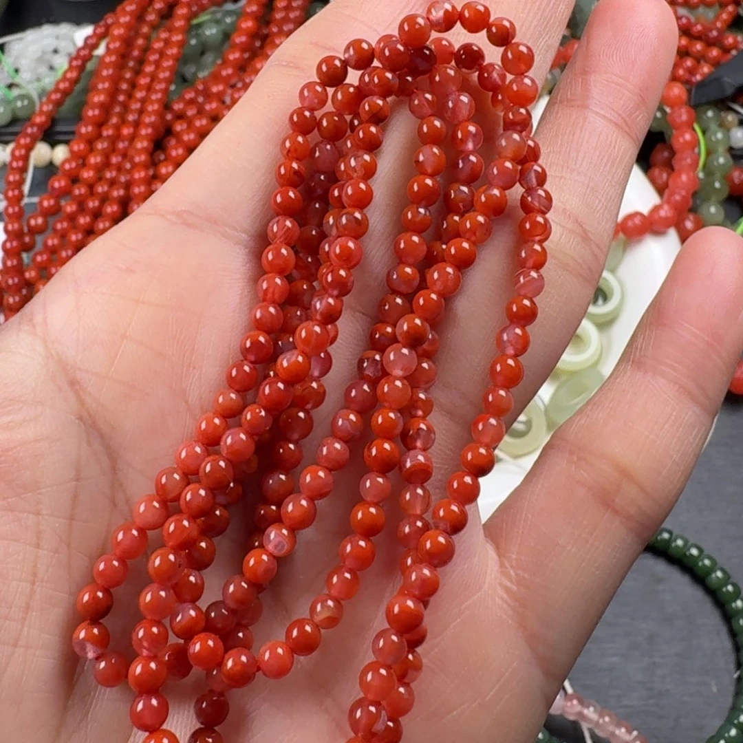 南红玛瑙未镶嵌珠宝奇石3.8左右