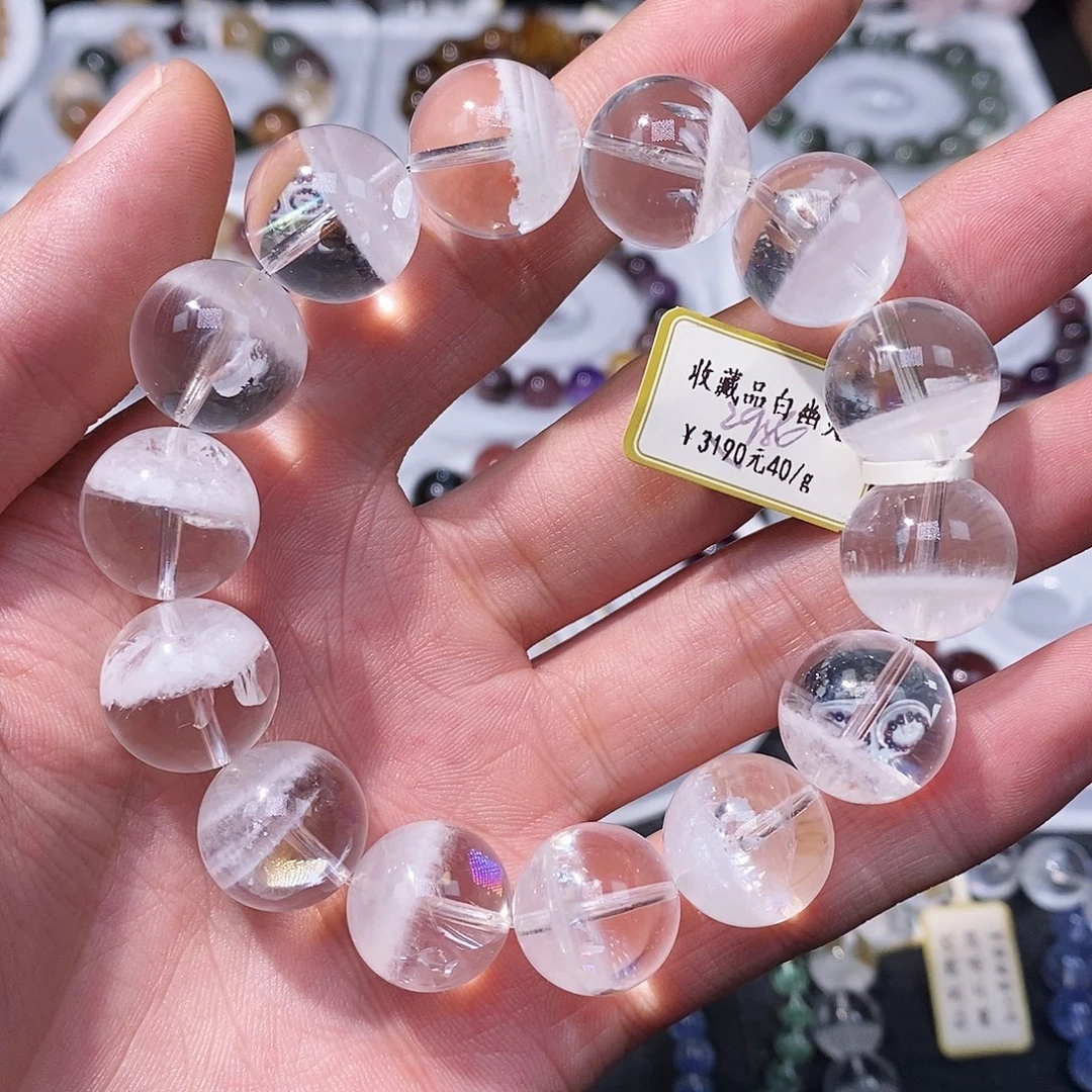 未镶嵌手链水晶手串15.5