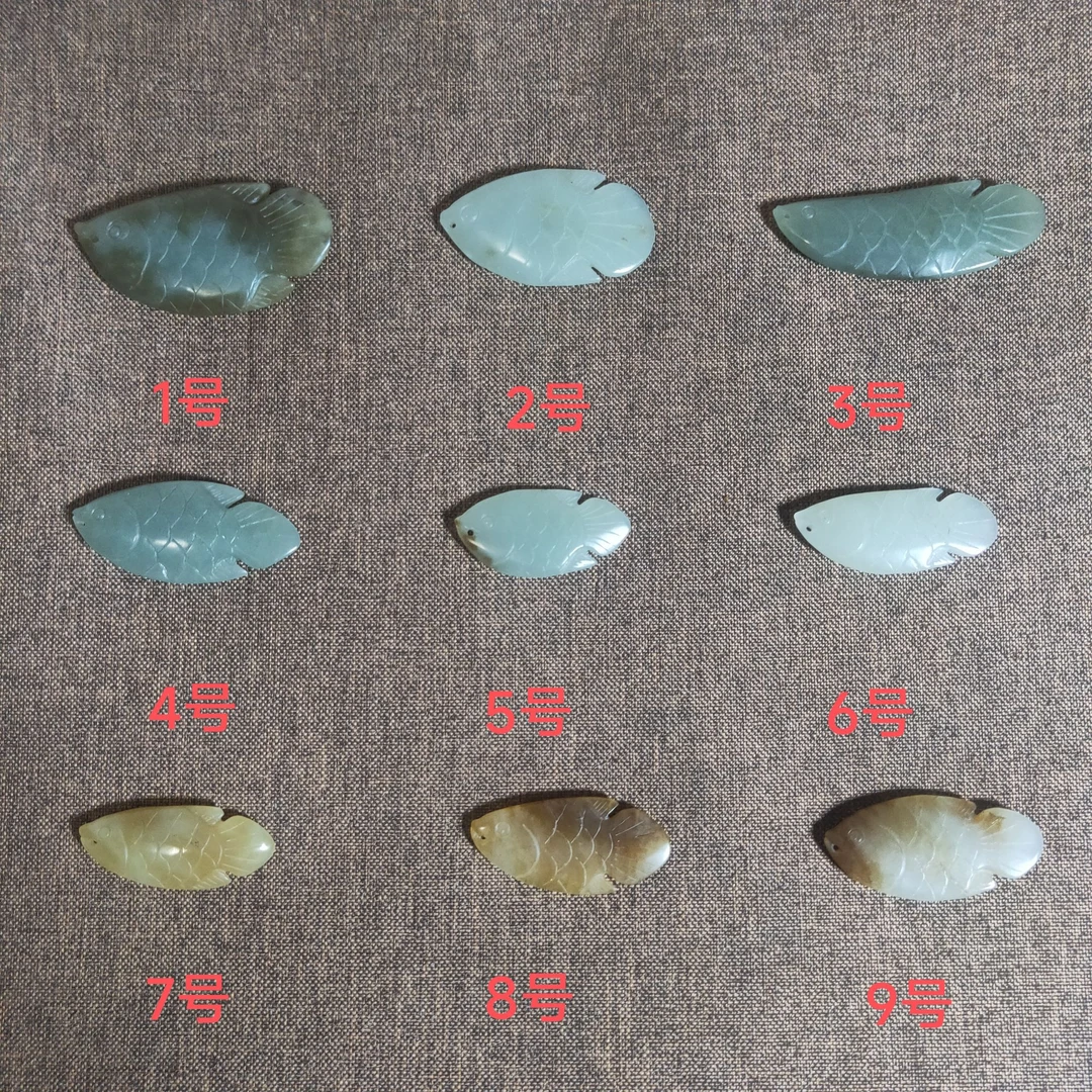 天然和田玉小鱼吊坠多样性发货时尚年年有鱼巧雕古风写实象形