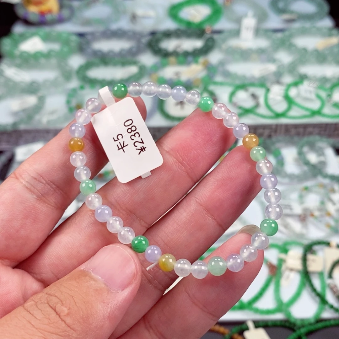 未镶嵌手链翡翠卡5