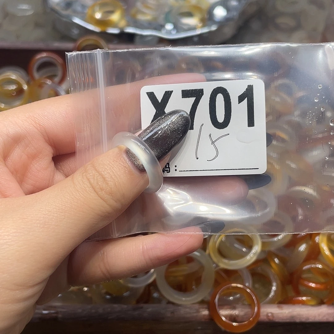 玛瑙/玉髓未镶嵌戒指701