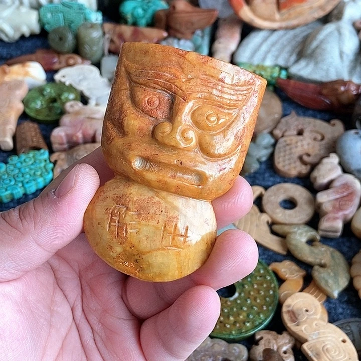 和田玉未镶嵌颈饰78