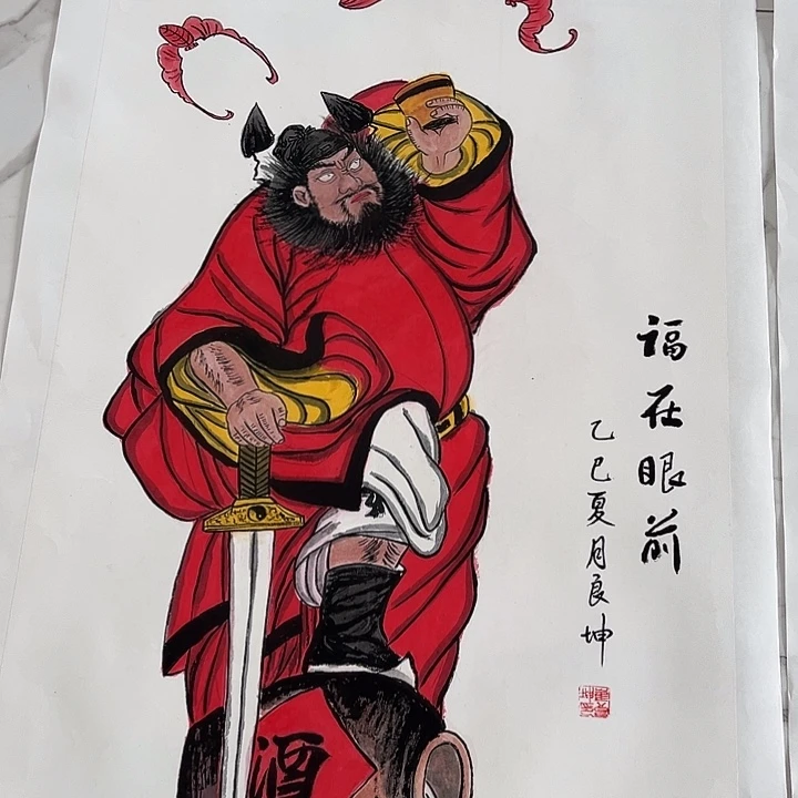 国画国画绘画作品手绘