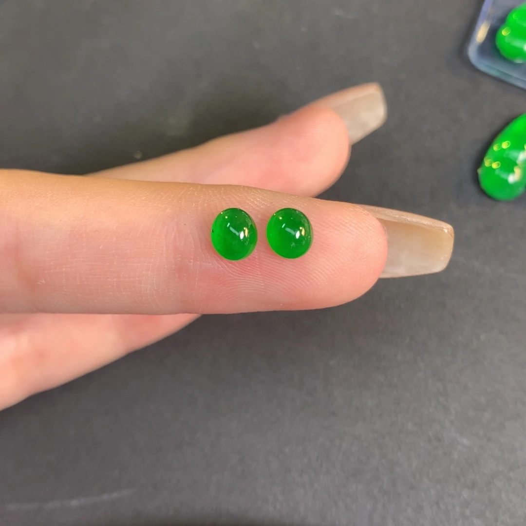 翡翠裸石翡翠翡翠5.29-4.75-2.75