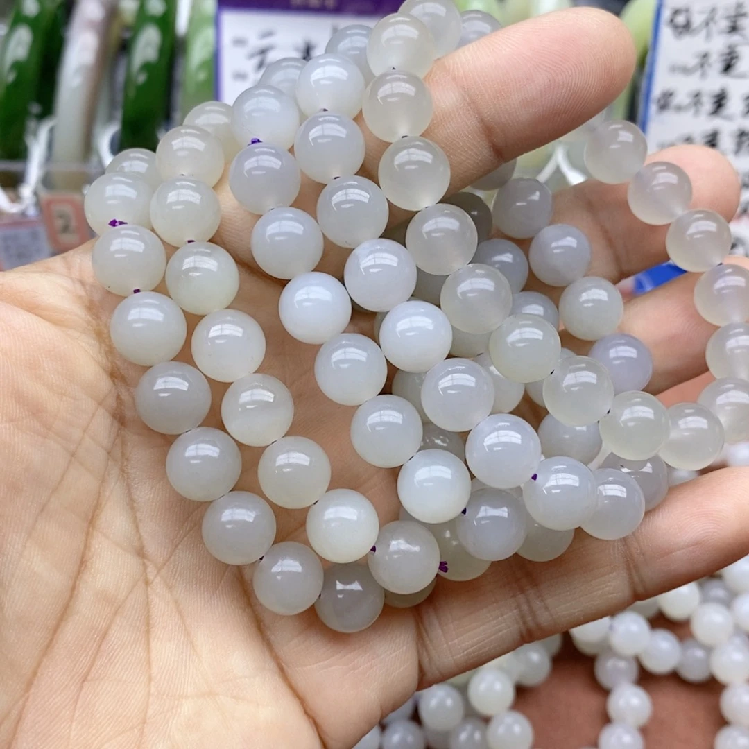 未镶嵌手链和田玉卡10拍一发一