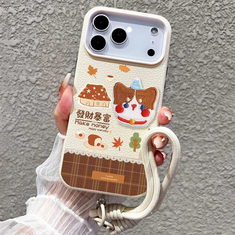 适用iphone17promax手机壳苹果16铃铛小狗15pro防摔14/13/12/air