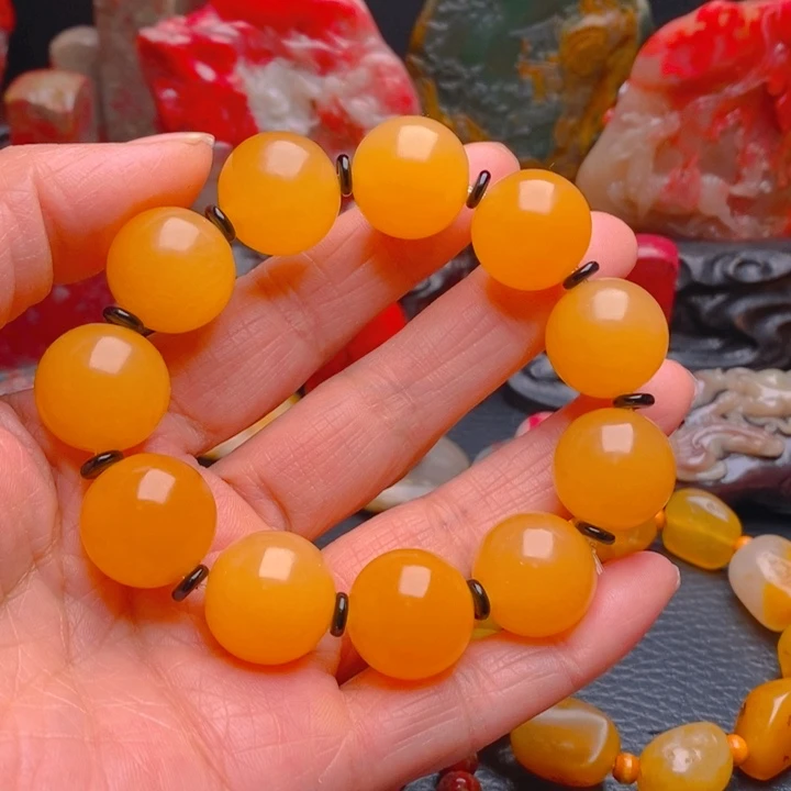 田黄石田黄石手串