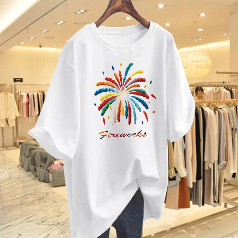 【6-3】大版T恤2025纯棉男女同款纯棉T恤短袖t恤学生夏季ins潮牌潮