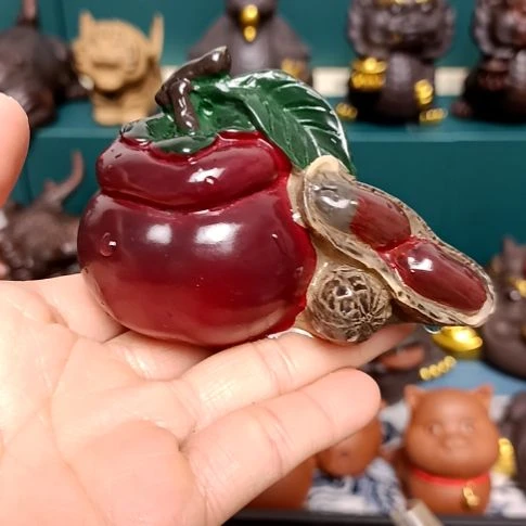 茶宠变色花生柿子