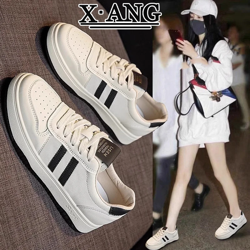 真皮软底小白鞋女鞋2025年春季新款百搭板鞋底休闲鞋女款运动鞋