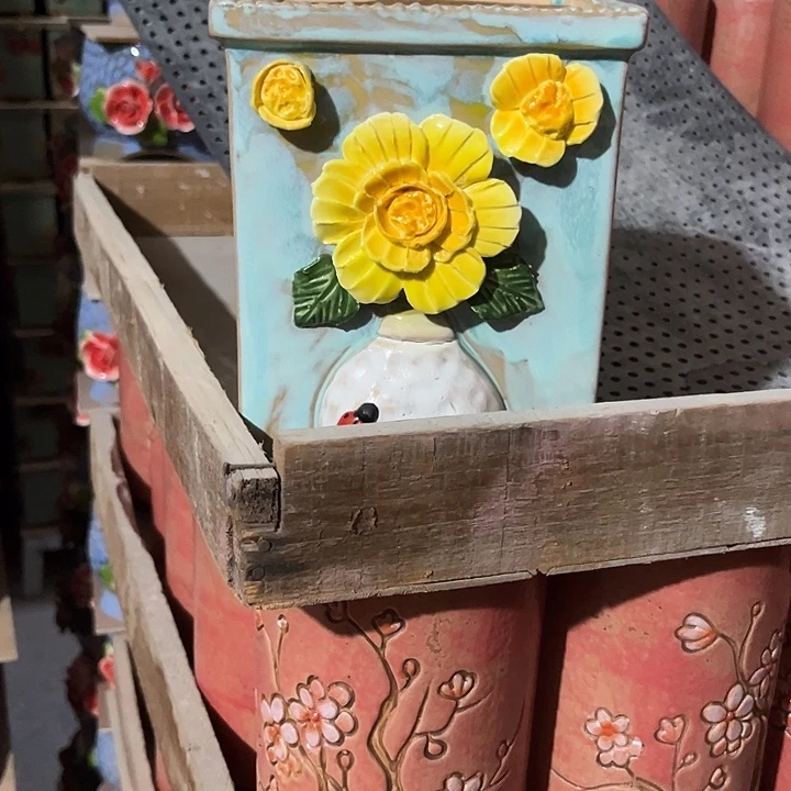 粗陶材质多肉花盆