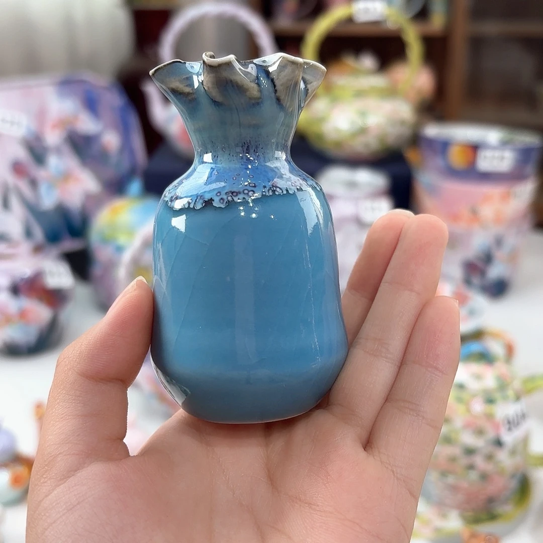 景德镇手绘高温釉下彩陶瓷茶具