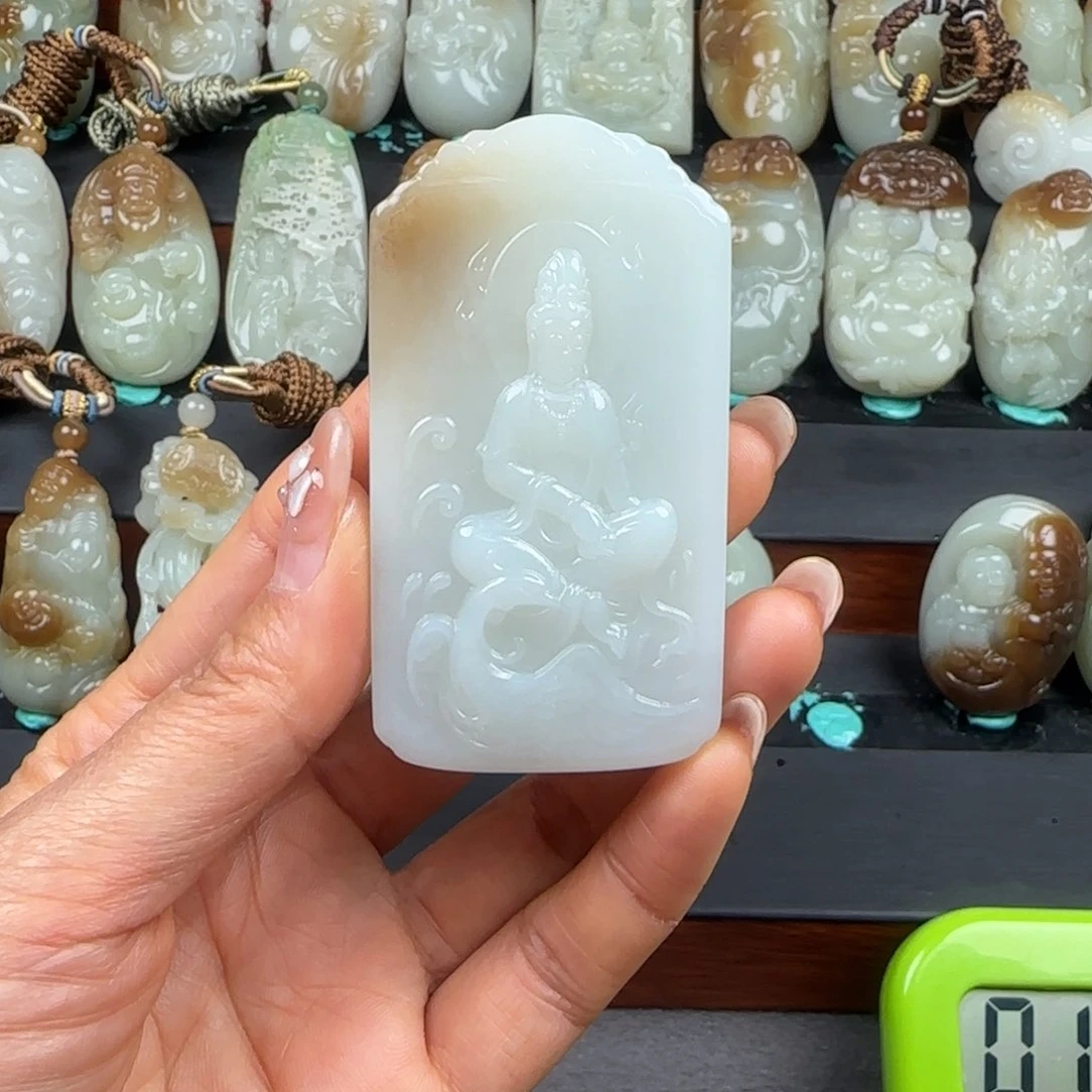 和田玉挂件未镶嵌简*