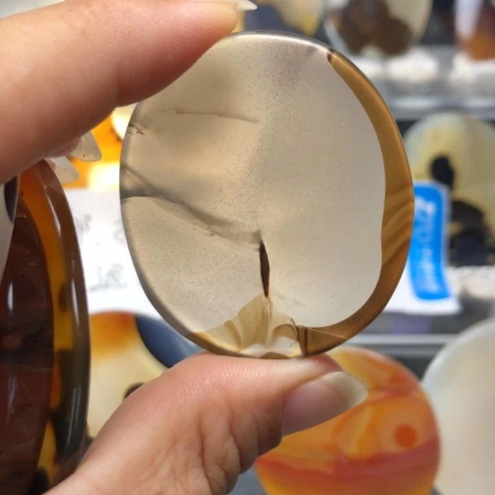 合金玛瑙/玉髓珠宝奇石22有瑕