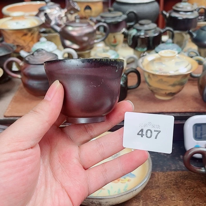 沁庐柴窑古法柴烧全手工茶具