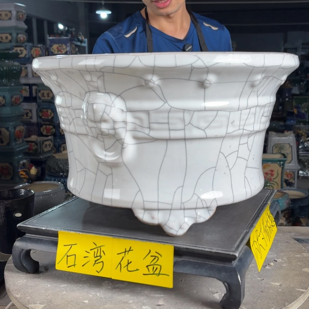 一风堂石湾花盆 内29*17