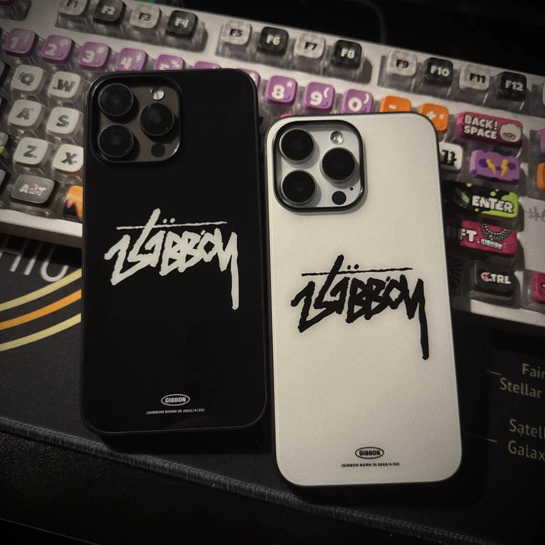 GIBBONCREW[恶搞Stussy]原创手机壳 亚克力 磁吸 创意ins小众