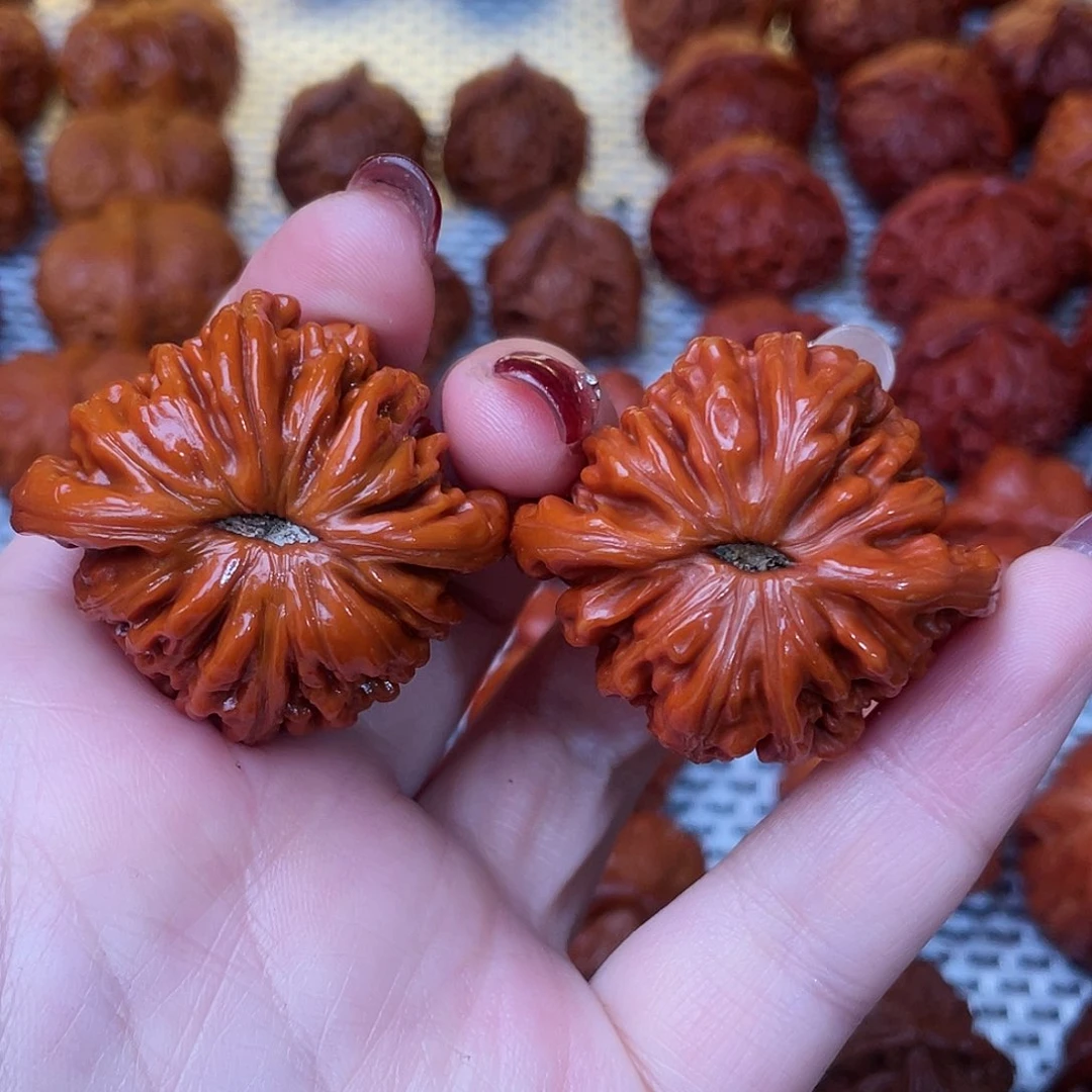 桃核吊坠文玩核桃 手把件 四座楼 39