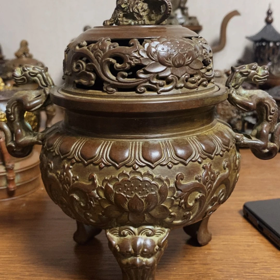 铜盛世铜炉铜器香炉工艺品