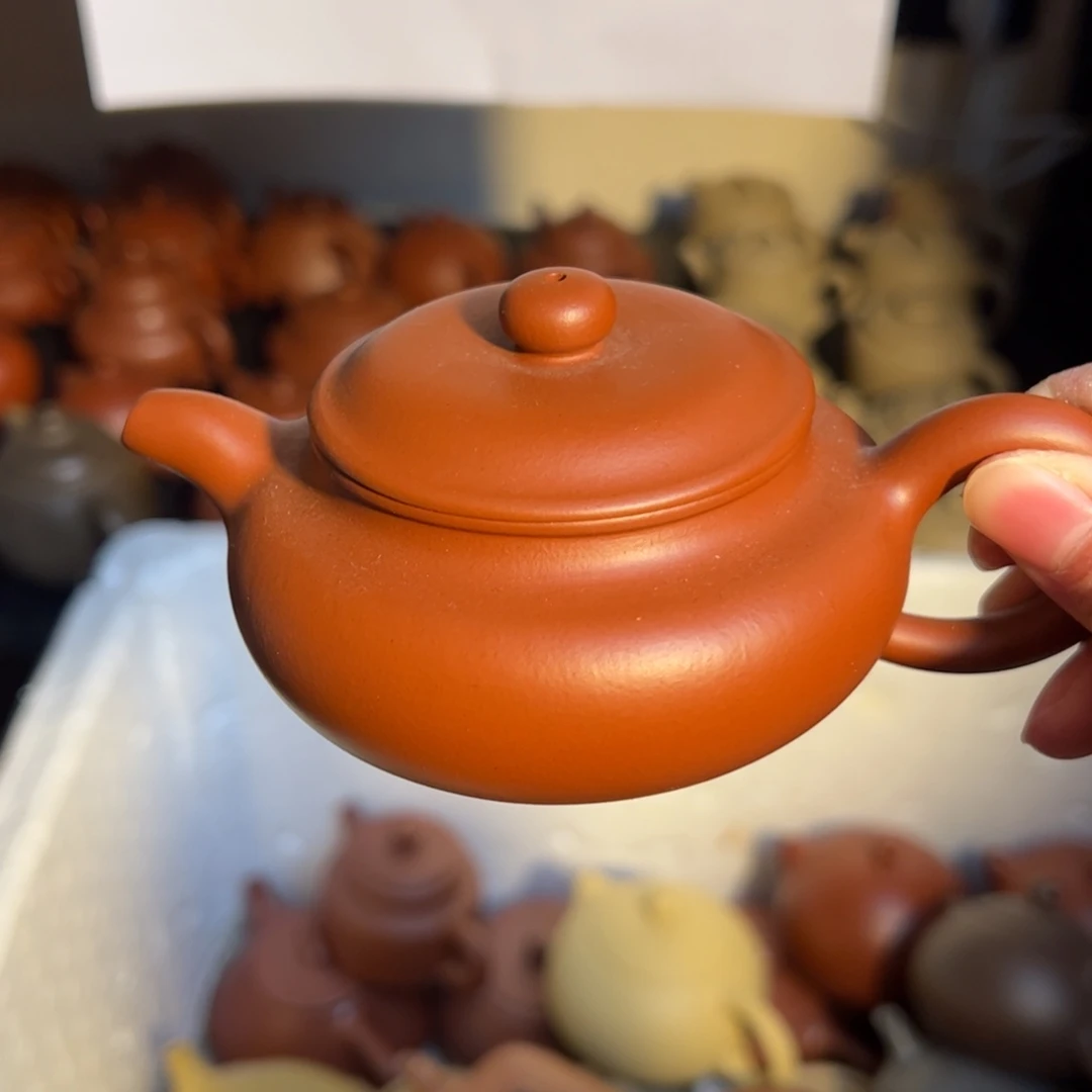 紫砂茶壶宜兴紫砂壶朱泥