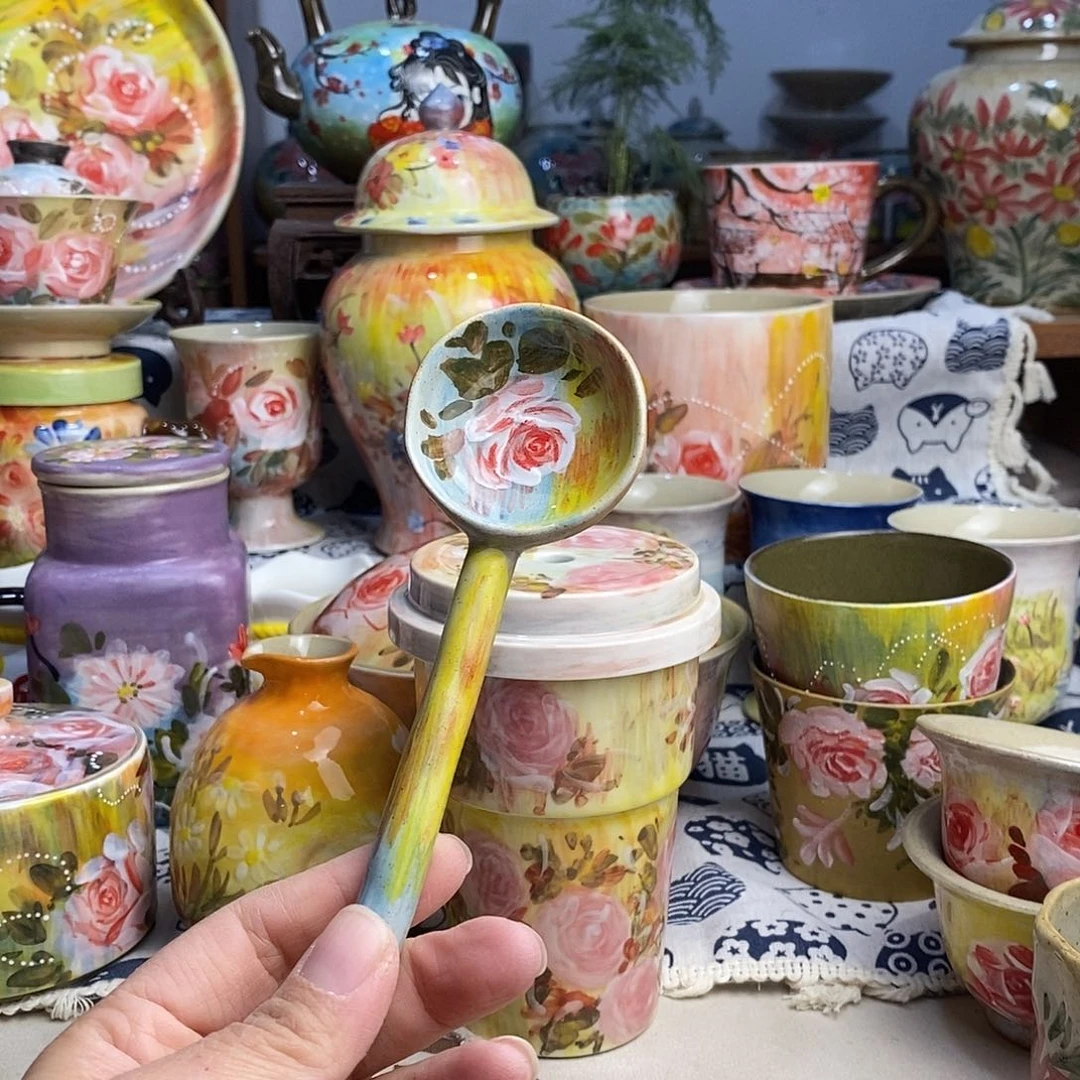 瓷片手绘陶瓷年货节福利多多