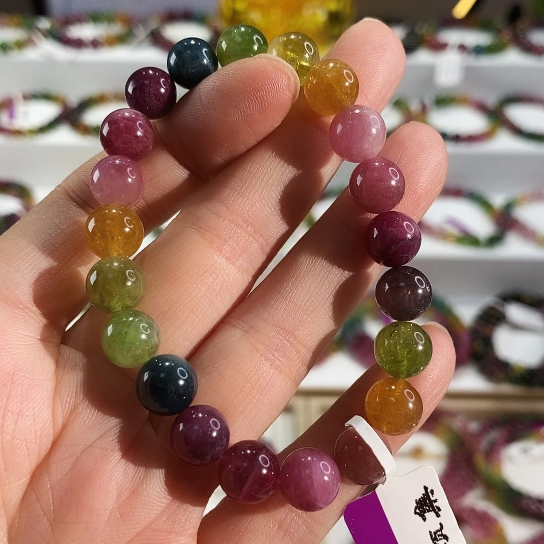 手链未镶嵌碧玺G2066素圈颜色微差