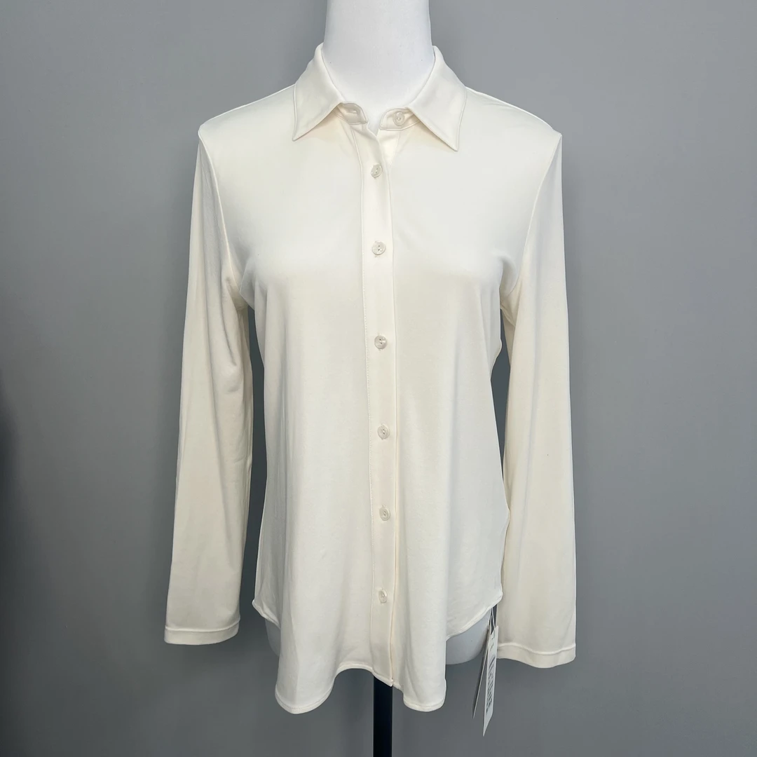 FG-5395 高端针织桑蚕丝165克加捻针织上衣