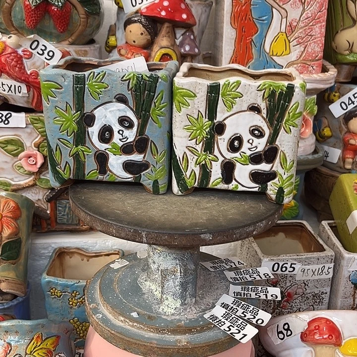 粗陶材质多肉花盆