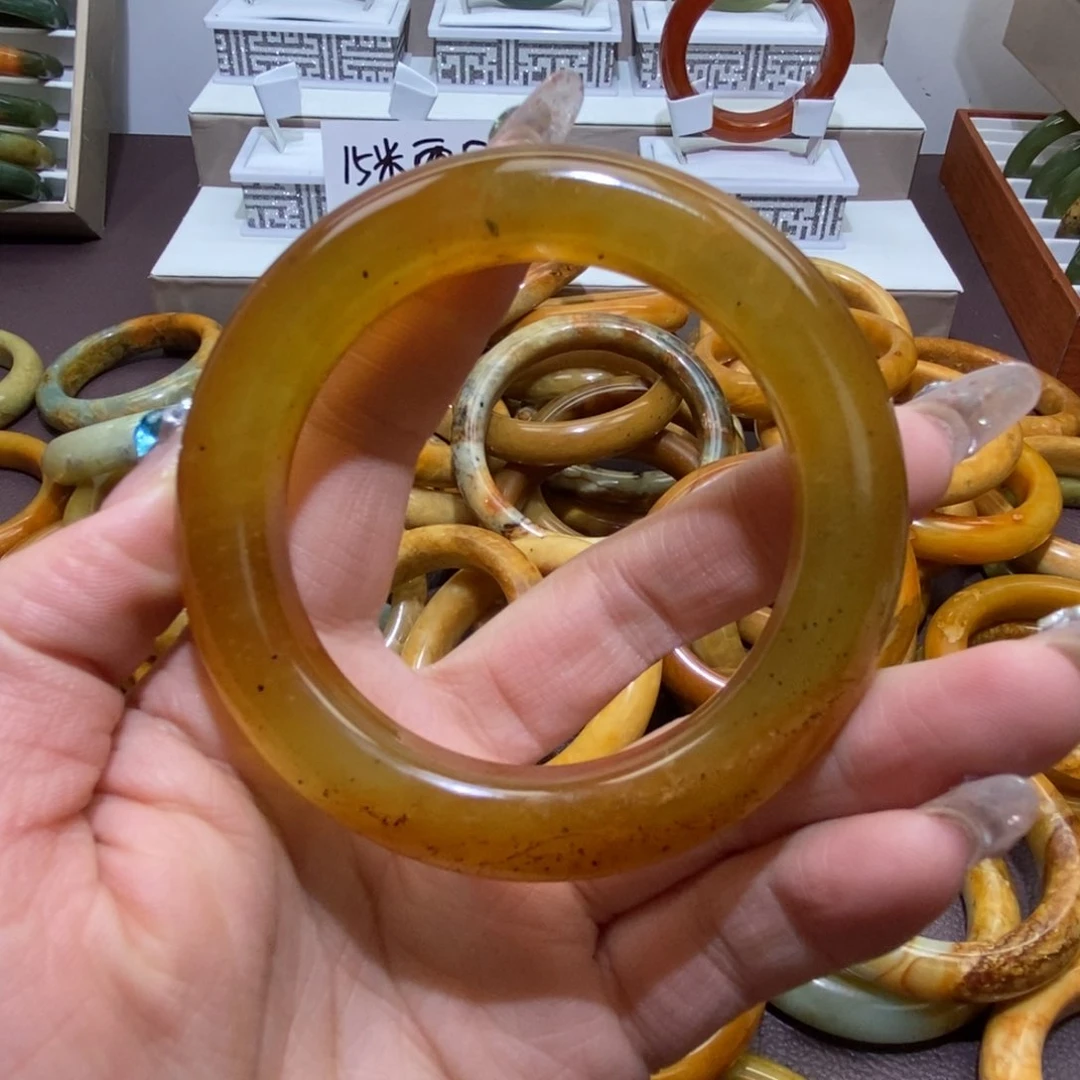 合金蛇纹石玉手镯