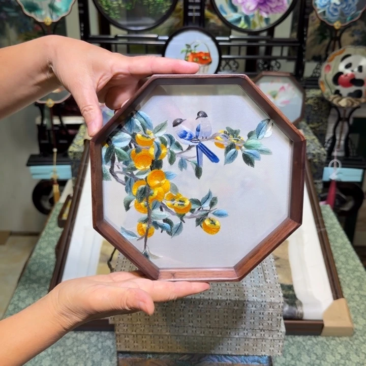 刺绣手工苏绣工艺制作技艺异色精品