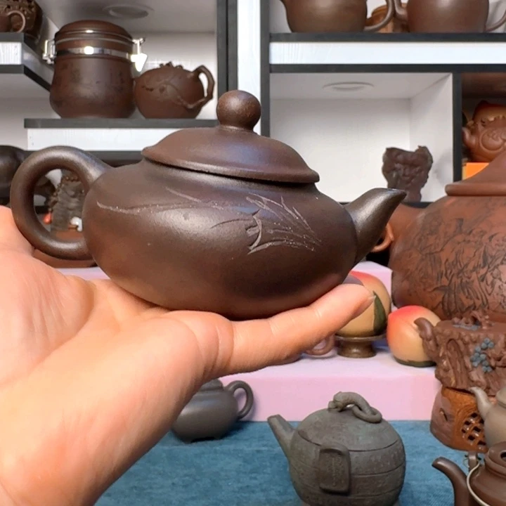 幸***满茶壶紫砂宜兴紫砂工艺美术